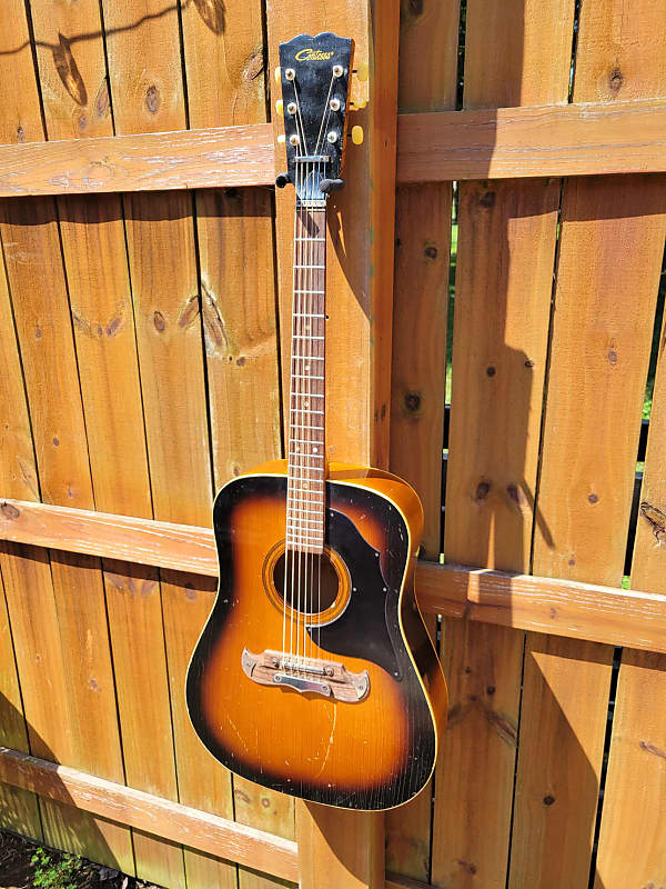 1960's Framus (Germany) Made Contessa Texan Flattop Acoustic Guitar Good Player Gigbag Included image 1