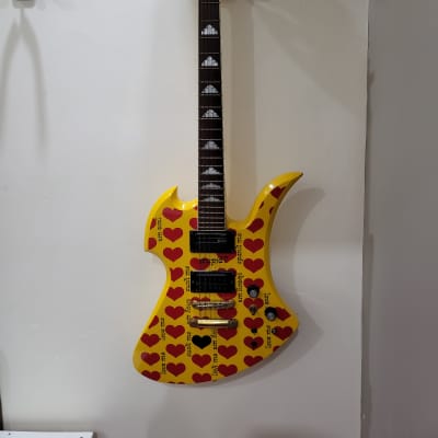 Fernandes  Burny MG-145S hy Heart Yellow (hide Signature Guitar) 2012 Yellow image 1