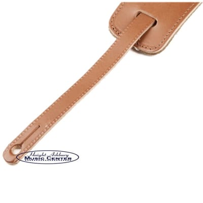 Deluxe Vintage Style Leather Guitar Strap, Natural 099-0664-021 image 2