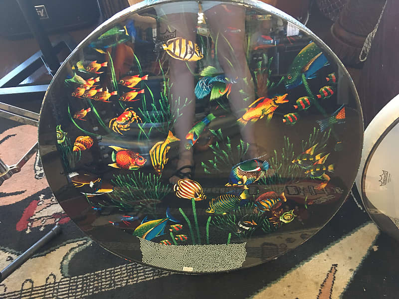 Remo 12x2.5 inch Ocean Drum -Fish Design