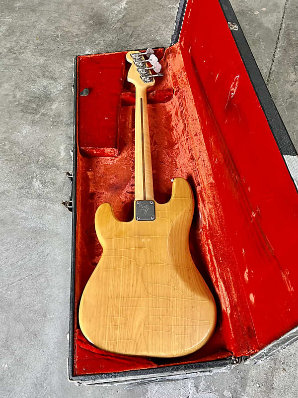 Fender Precision Bass 1976 Natural original vintage USA P | Reverb