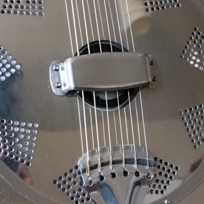 Supro Resonator 1990s - Silver Engraved image 2