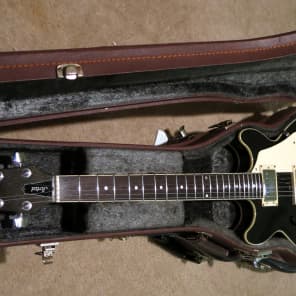 1983 Ibanez AM-100 Black Metallic Semi-Hollow Electric Guitar AS-50, AS-100, AS-200 image 9