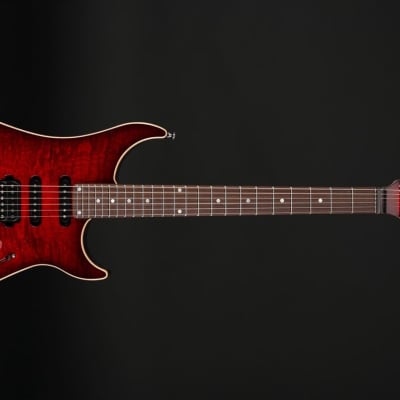 Vigier Excalibur Ultra Blues HSS, Rosewood in Mysterious Red with Case #190078 image 4