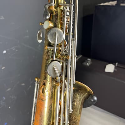 Vintage Buescher S-33 Alto Sax from 1960s original Brass image 5