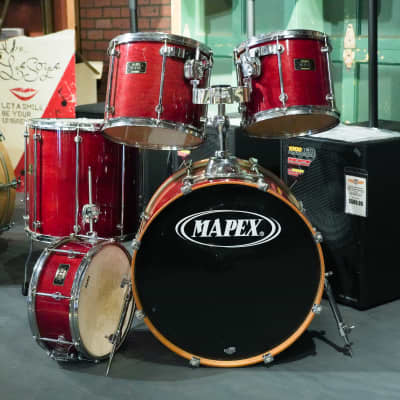 Mapex Mars Pro 5 Piece Drum Kit in Red Lacquer image 3