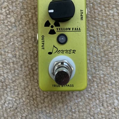 Donner Yellow Fall Analog Delay Guitar Effect Pedal Vintage Delay True Bypass 9V for sale
