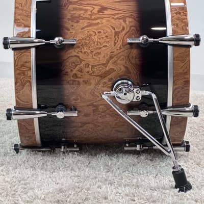 Sonor 18/12/14" SQ2 Medium Beech Drum Set - High Gloss Brown Walnut Burst image 9