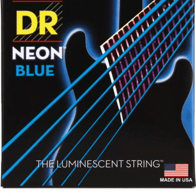 DR NBE-10 NEON Hi-Def Coated Electric Guitar Strings - Medium (10-46) image 1