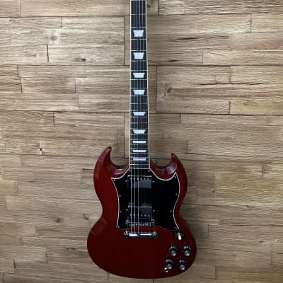 Gibson SG Standard Electric Guitar 2022- Heritage Cherry w/leather soft case Excellent shape! image 3