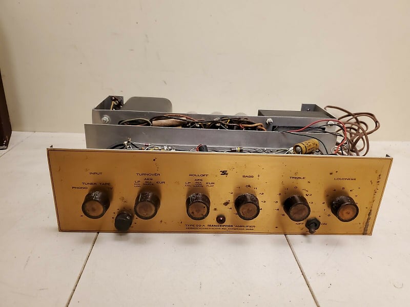 H H Scott 99A 99-A Tube Transcription Mono Integrated Amplifier Passes  Signal