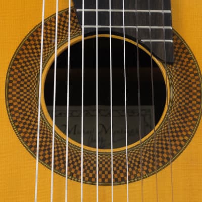 RARE 1989 Michael Menkevich Custom 10-String Classical Harp Guitar, Spruce/Brazilian, w/Case image 14