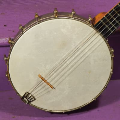 1890s J.B. Schall 5-String Openback Banjo (VIDEO! Fresh Work, Ready to Go) image 2