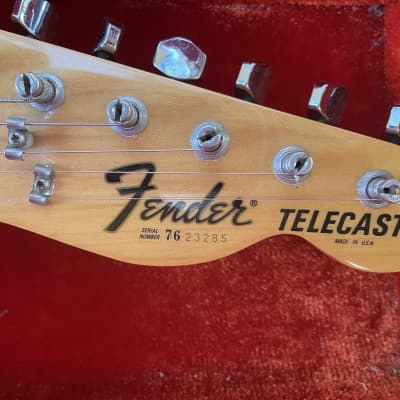 Fender Telecaster with Maple Fretboard 1976 - 1979 Natural | Reverb