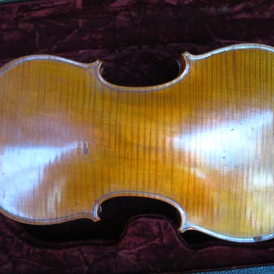 French Violin 4/4 mid 1800s amber image 4