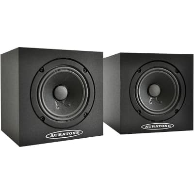 Auratone 5C Super Sound Cubes 4.5" Passive Reference Monitor (Pair) - Black image 1