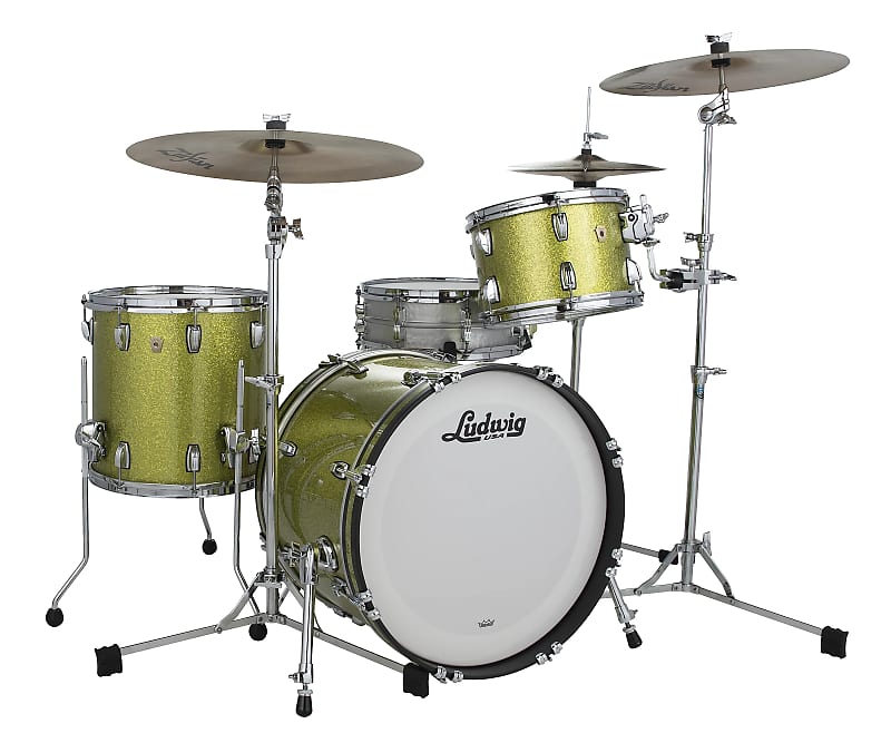 Ludwig Classic Maple Downbeat Outfit 8x12 / 14x14 / 14x20" Drum Set image 1