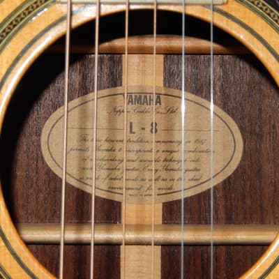 MADE IN JAPAN - YAMAHA L8 1980 - ABSOLUTELY MARVELOUS MADE IN JAPAN - YAMAHA L8 1980 - ABSOLUTELY MARVELOUS