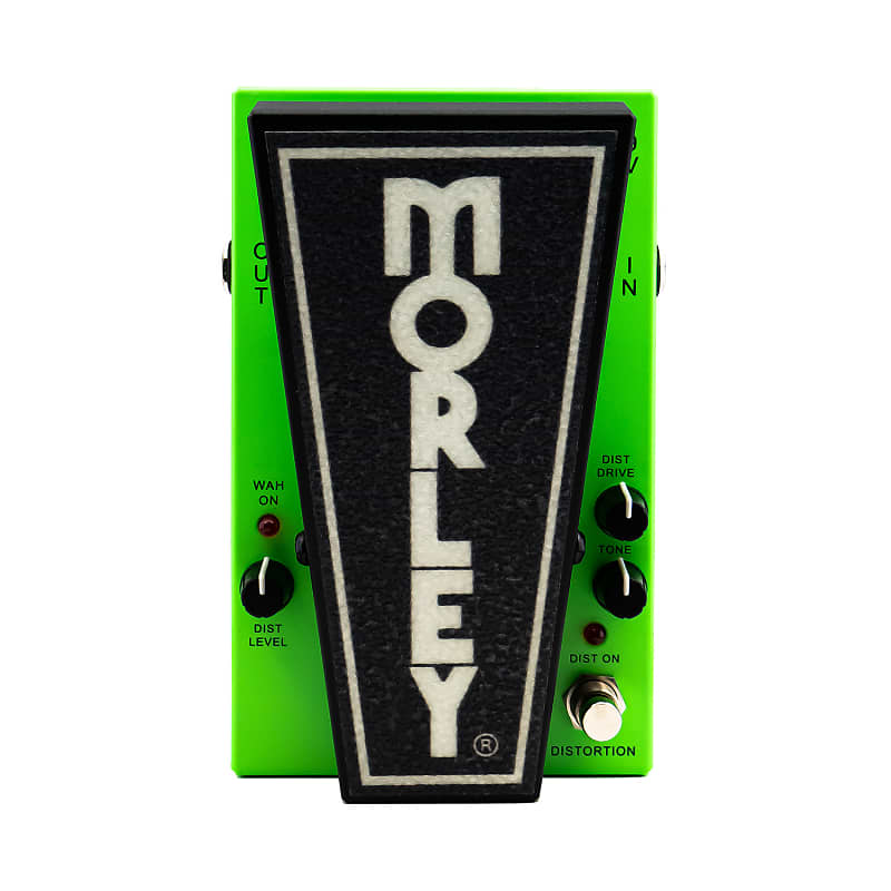 Morley 20/20 Distortion Wah Optical Switchless Buffered Guitar