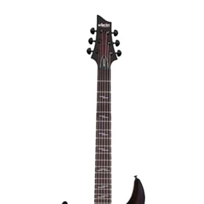 Schecter Omen Elite-6 Left Handed Electric Guitar - Black Cherry Burst - B-Stock image 5