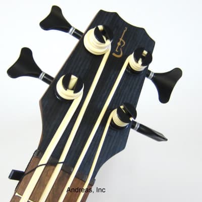 APC Professional Ukulele Bass Solid Koa Wood w/ Gig Bag image 6