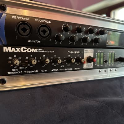 Reverb.com listing, price, conditions, and images for bbe-maxcom-dual-compressor-and-sonic-maximizer