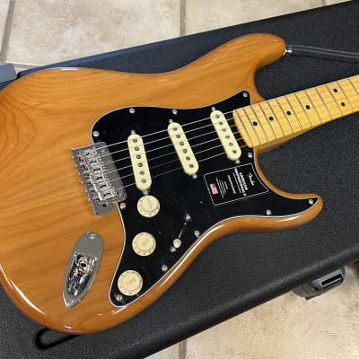 2022 Fender American Professional II Stratocaster Maple Fingerboard Roasted Pine image 1