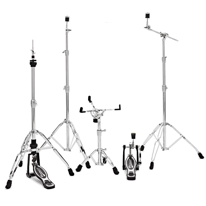 Premier 5889 4000 Series Complete 5 Piece Double Braced Drum Reverb