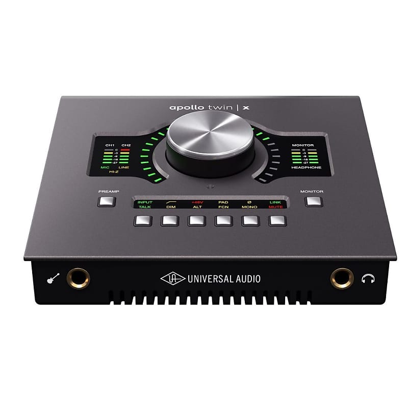 Universal Audio Apollo Twin X Duo Recording Interface Heritage Edition with Desktop 10 x 6 Thunderbolt 3 Audio Interface for Mac and Windows image 1