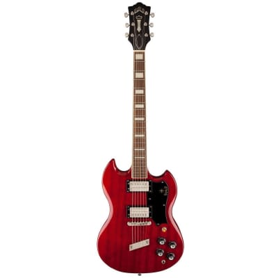 Guild Newark St. Collection S-100 Polara Cherry Red image 1