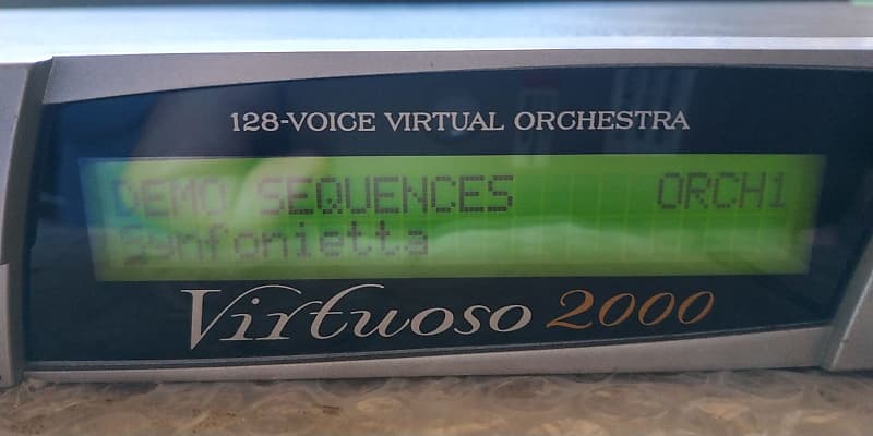 E-MU Systems Virtuoso 2000 + ORCH1-2 Orchestral Vol 1-2 ROMs Emu image 1