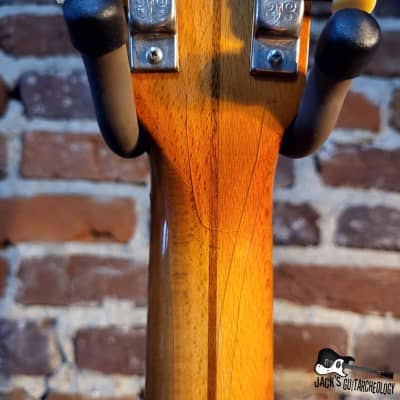 Julio Guiletti Italian Rubber Bridge Guitar w/ GB (1960s - Natural Finish - Baritone Tuning) image 13