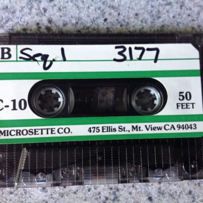 Moog Memorymoog Original Factory Program Patch Cassette 1979 image 2