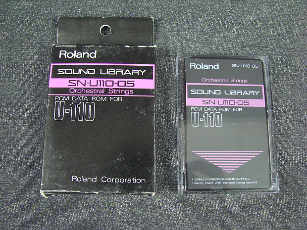 Roland Sound Library SN-U110-05 Orchestral Strings Sound Card U-110 Synth MIJ image 1
