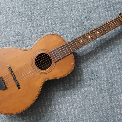 Antique 1930s Lakeside Lyon & Healy Chicago NYC Luthier Era Parlor Guitar Exquisite Woods Beautiful Restoration Candidate Playable Project for sale
