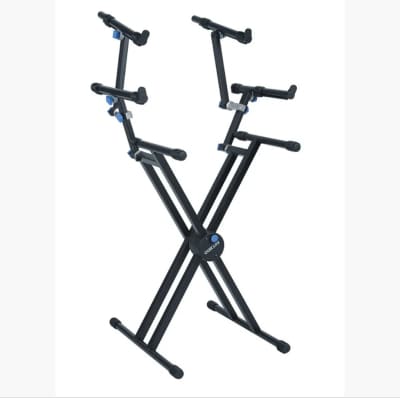 Quik-Lok QL723 | Double-Braced X-Style 3-Tier Keyboard Stand. New with Full Warranty! image 1