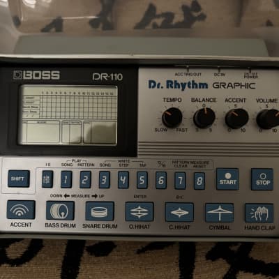 Boss DR-110 Dr. Rhythm 1980s - Silver