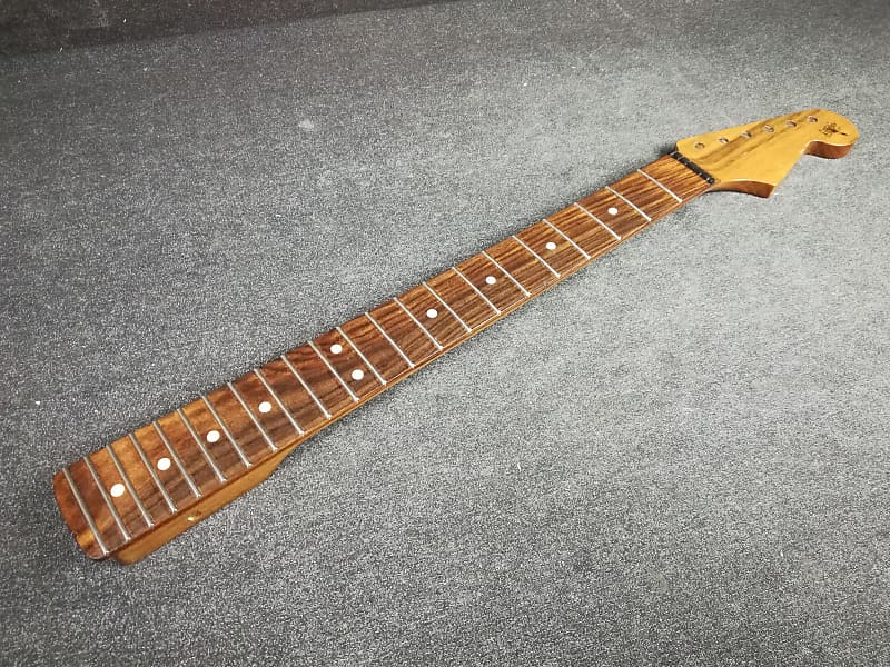 Warmoth Walnut Stratocaster Neck w/ Wolfgang Profile | Reverb