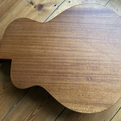 Baden A Style Mahogany Satin Acoustic Guitar + Hard Case - Roadworn image 13