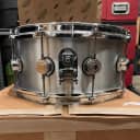 DW Collector's Series Aluminum 6.5x14" Snare Drum 2010 - 2020 - Wrinkled Aluminum with Chrome Hardware