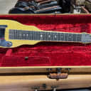 Fender Champion Lapsteel 1954 a totally cool Yellow Pearloid Lapsteel in its original Tweed Case.