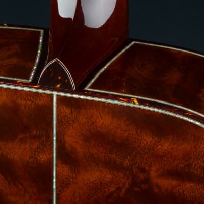 Santa Cruz OM-45 Renaissance Cedar and ‘The Tree’ Mahogany Custom with Japanese Awabi Pearl NEW image 20