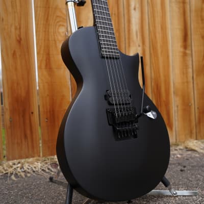LTD  ESP LTD EC-FR BLACK METAL BLACK SATIN 6-String Electric Guitar image 3