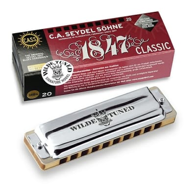 Seydel 16220LF | Will Wilde Custom Tuned 1847 Classic Harmonica, Key of Low F