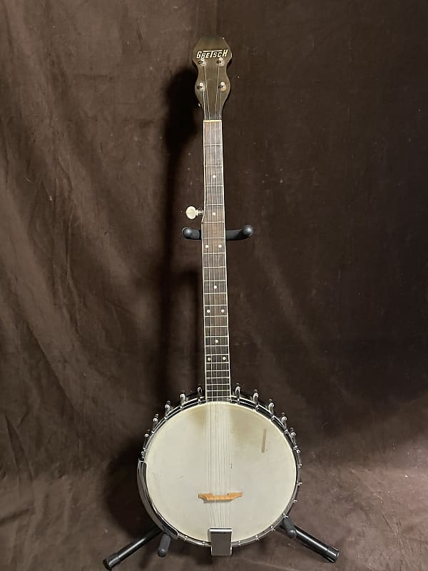 Vintage Gretsch (Bacon) Folk Model 5-String Open-Back Banjo w/ Original Chipboard Case image 1