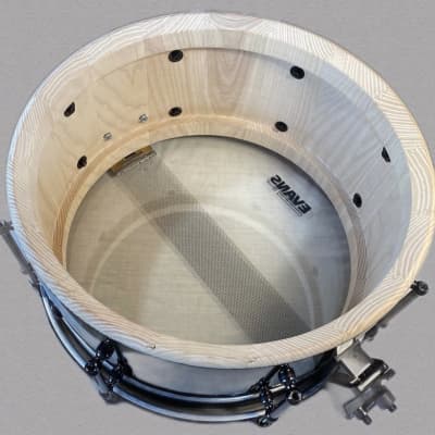 7.5 X 14 Ash Stave Snare Drum image 5