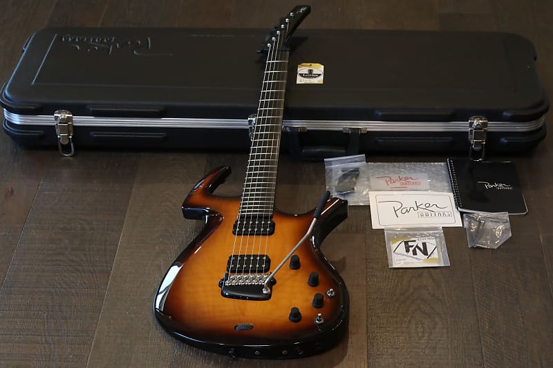 Parker Fly Supreme Electric Guitar Tobacco Burst + OHSC image 1