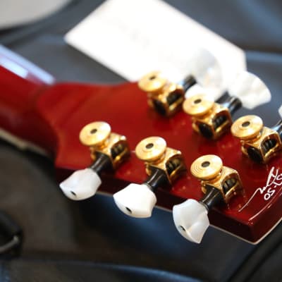 Unplayed! 2022 Kauer Guitars Super Chief Semi-Hollow Electric Guitar Wine Red w/ Bigsby + OGB image 20