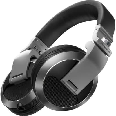 Pioneer HDJ-X7-S Professional DJ Headphones in Silver