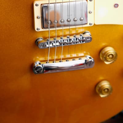Bacchus Live Road LP Goldtop Electric Guitar Pre-Owned image 6